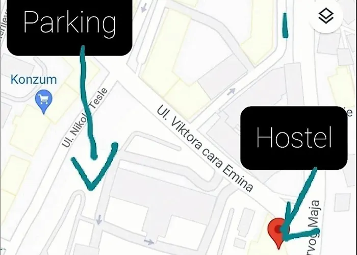 ホステル Kvarner-rooms With Private Bathrooms& Dorms リエカ